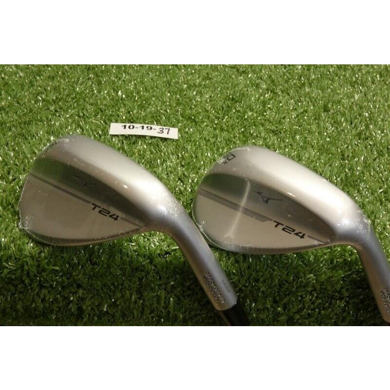 Mizuno T24 White Satin 56/60 Sand/lob Wedge Set D/x Tour S400 Stiff Steel