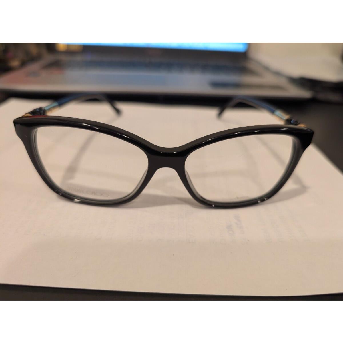 Jimmy Choo JC292 Black Eyeglasses Frames 54mm 15mm 140mm Italy Made Perfect