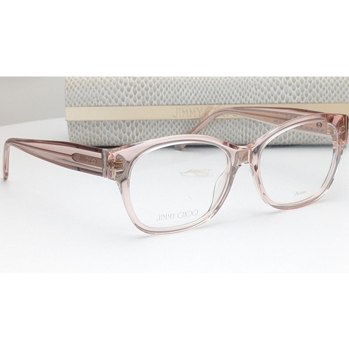 Jimmy Choo JC371 Fwm Rectangle Womens Eyeglasses 53mm