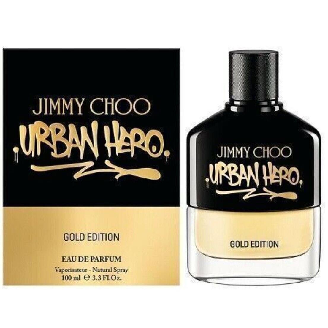 Jimmy Choo Urban Hero Gold Edition Men`s 3.4 fl oz Eau De Parfum