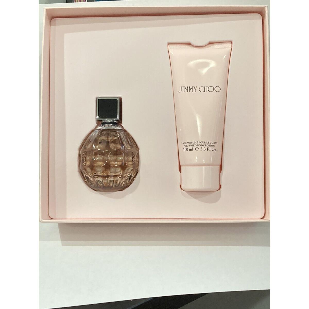 Jimmy Choo 2 Piece Gift Set For Women Eau de Parfum 60ml Body Lotion 100ml