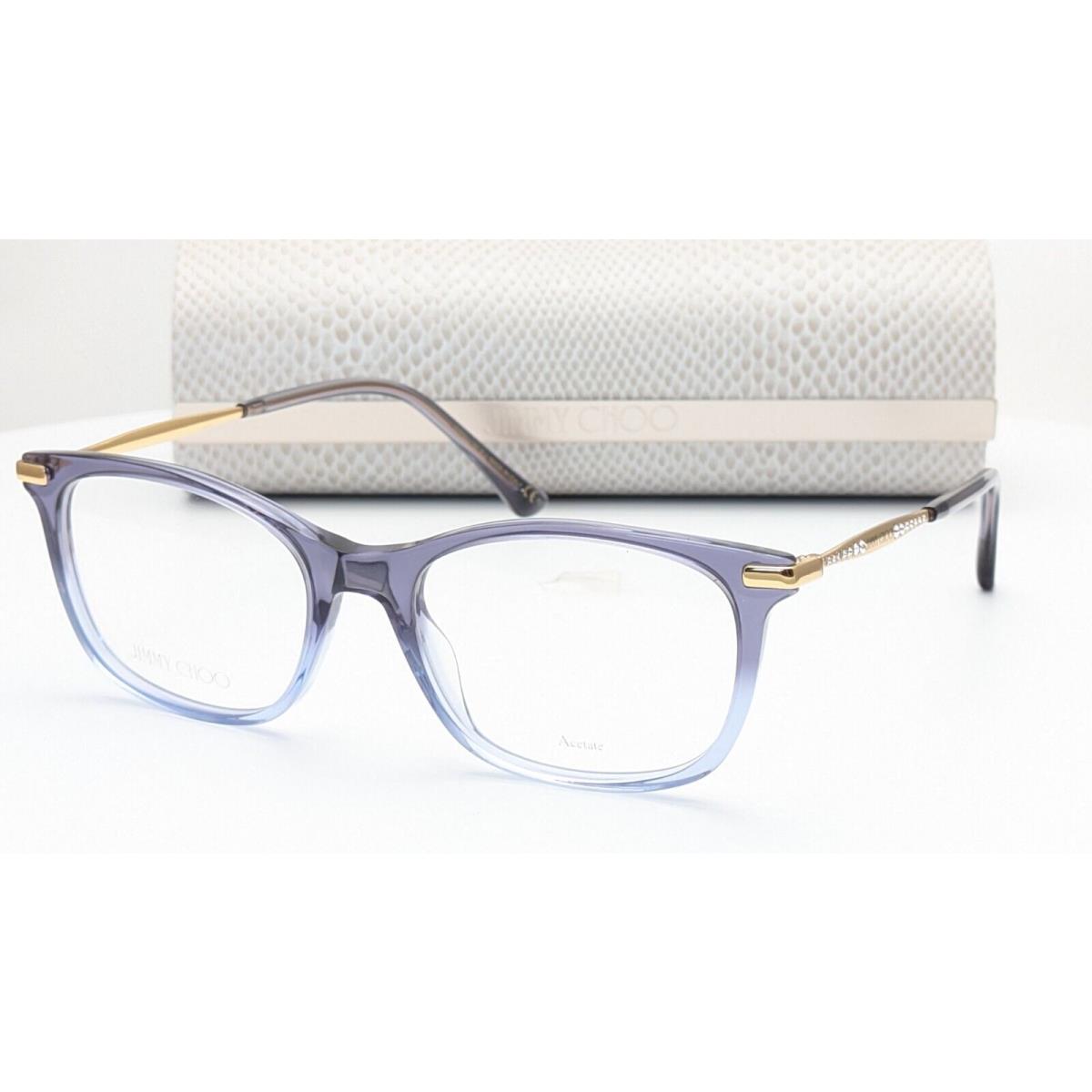 Jimmy Choo JC298 Wta Blue Shaded Rectangle Womens Eyeglasses