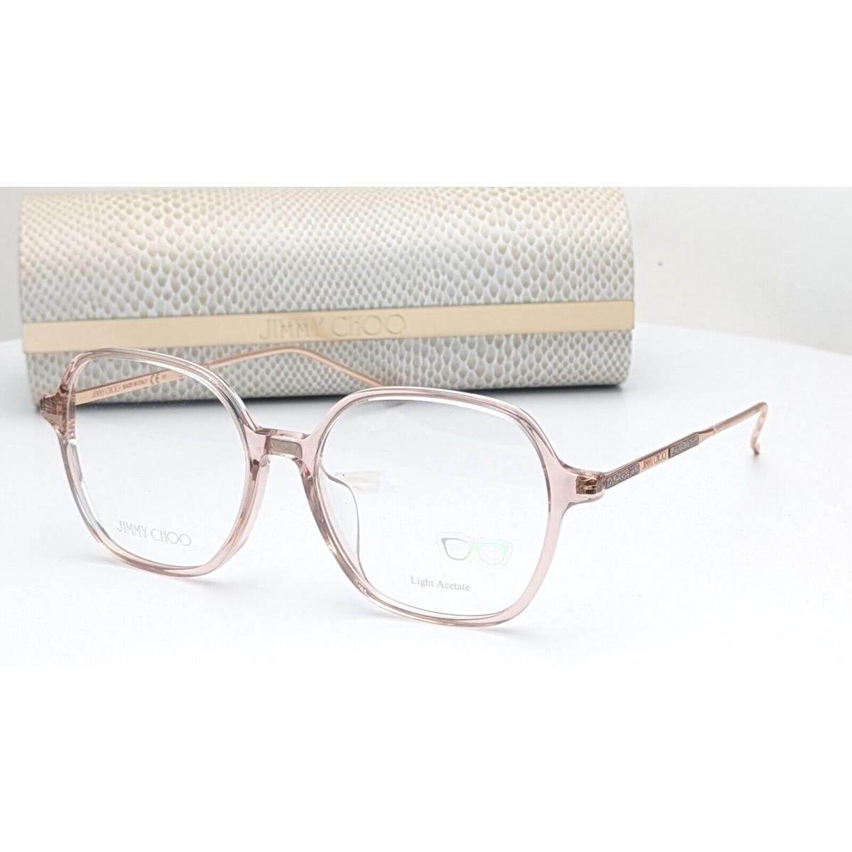 Jimmy Choo JC367/F Fwm Rectangle Womens Eyeglasses 52mm