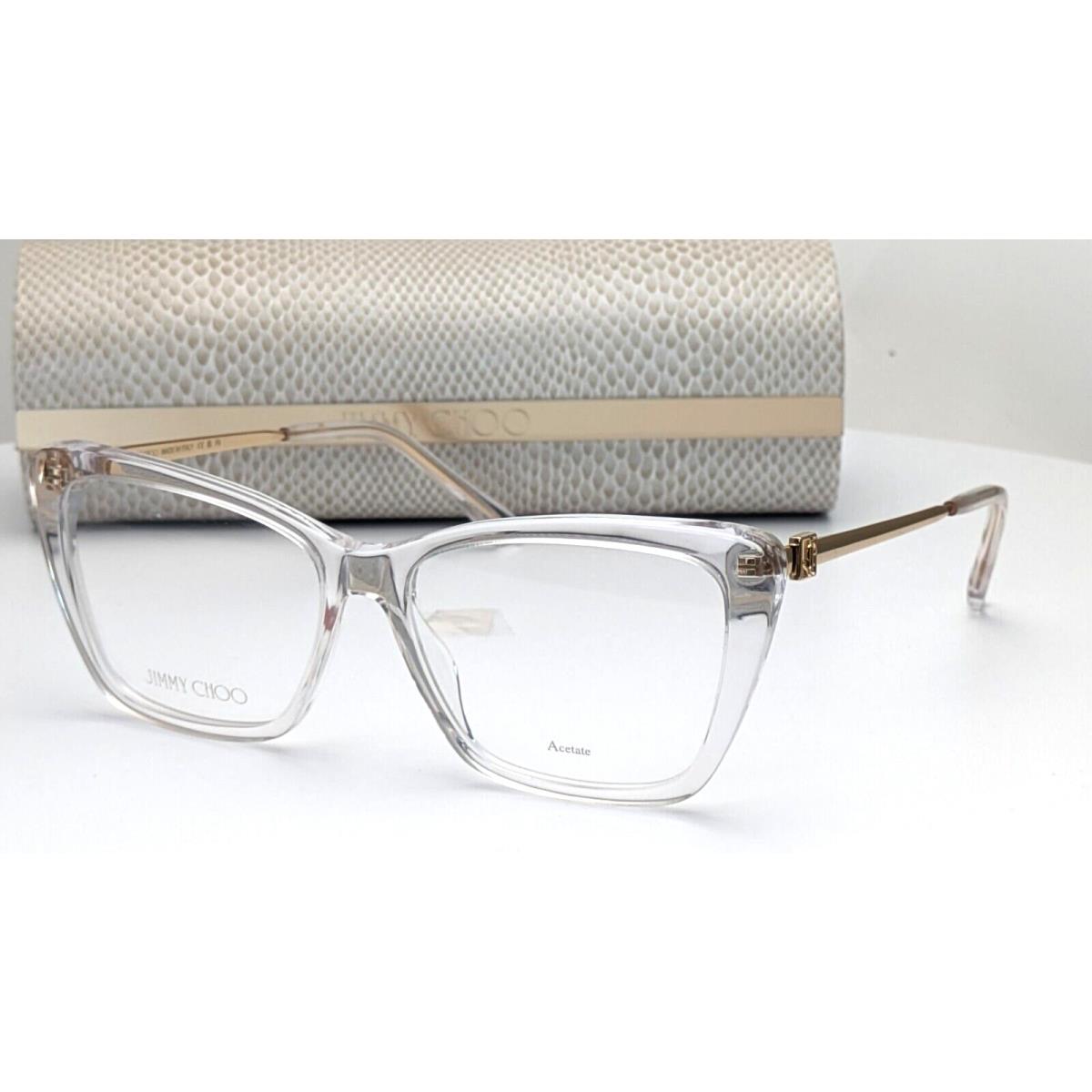 Jimmy Choo JC375 900 Crystal Cat Eye Womens Eyeglasses 54mm