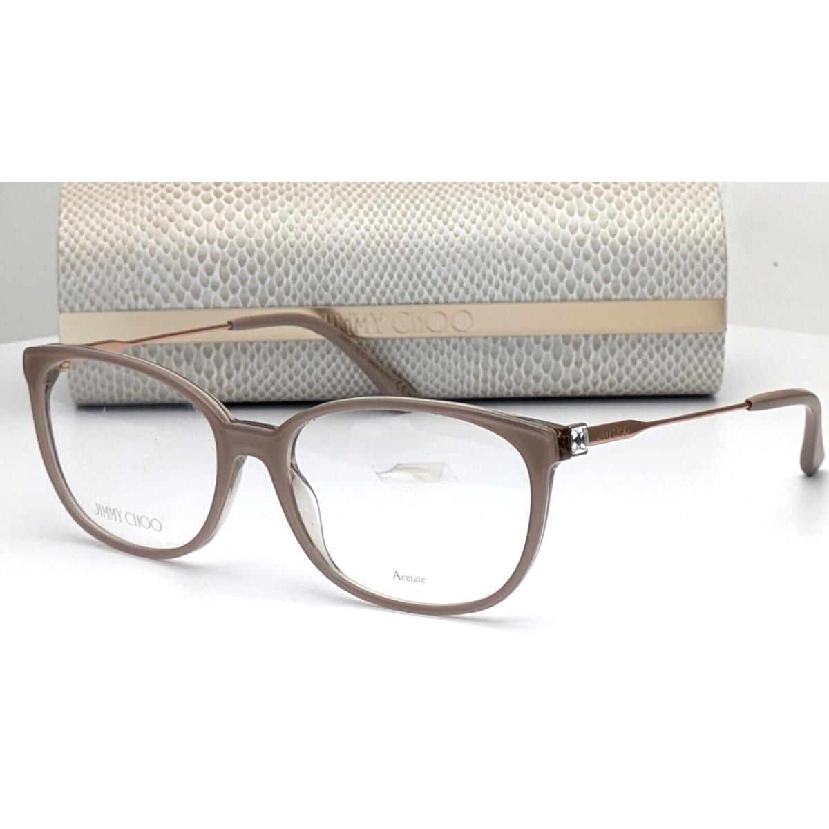 Jimmy Choo JC302 Kon Glitter Rectangle Womens Eyeglasses 55mm