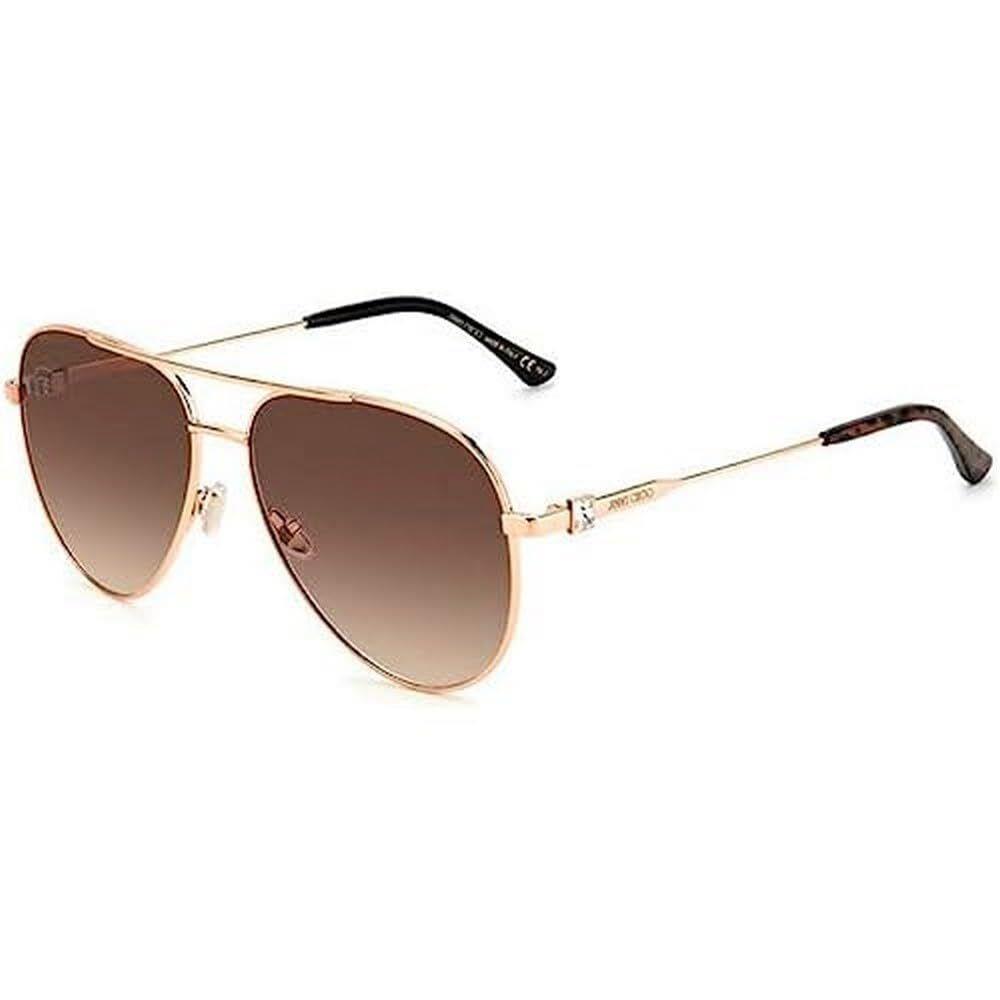 Jimmy Choo Sunglasses JC Olly-s Ddb 60mm Rose Gold / Brown Gradient Lens