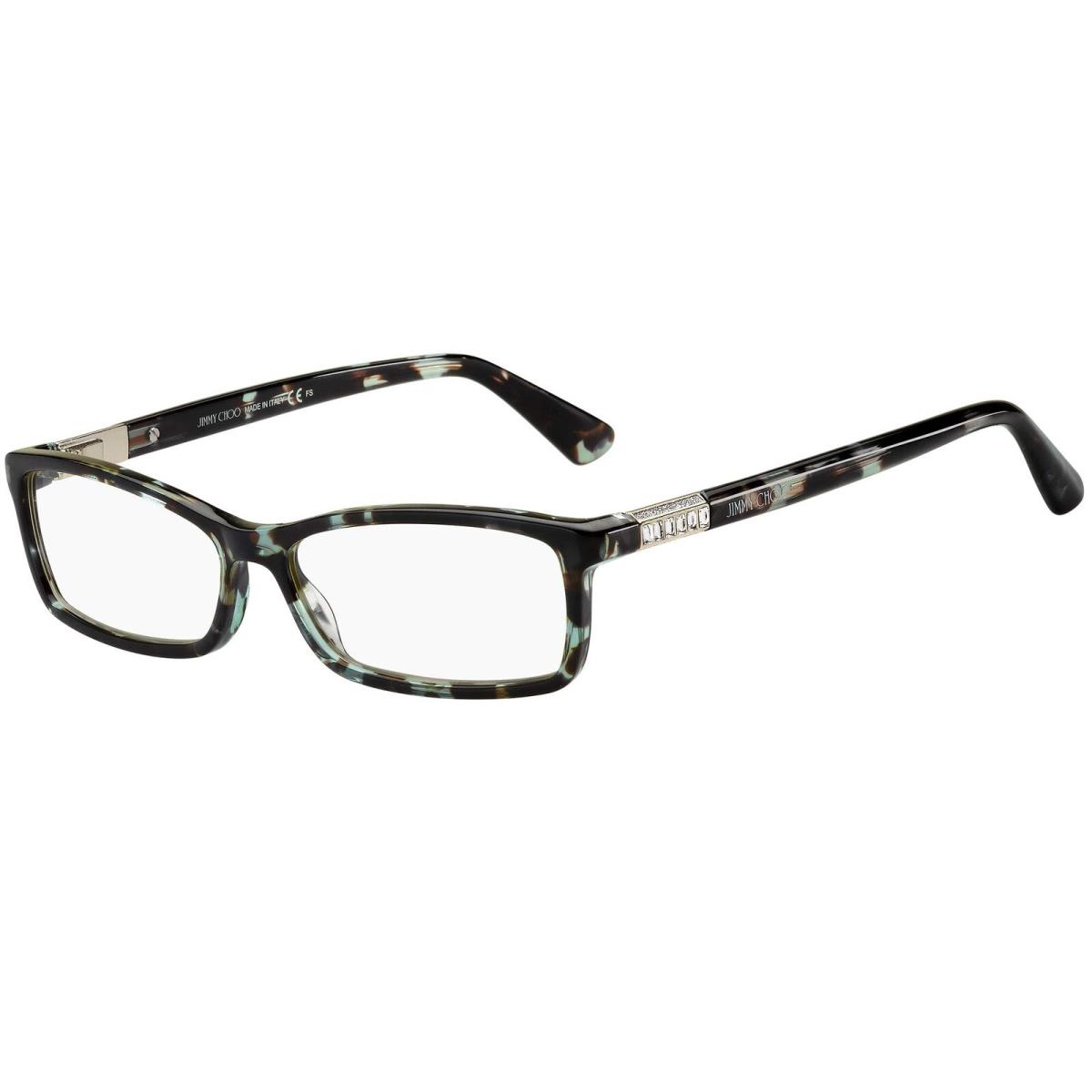 Jimmy Choo Eyeglasses JC283 Isk 53mm Havana Azure / Demo Lens