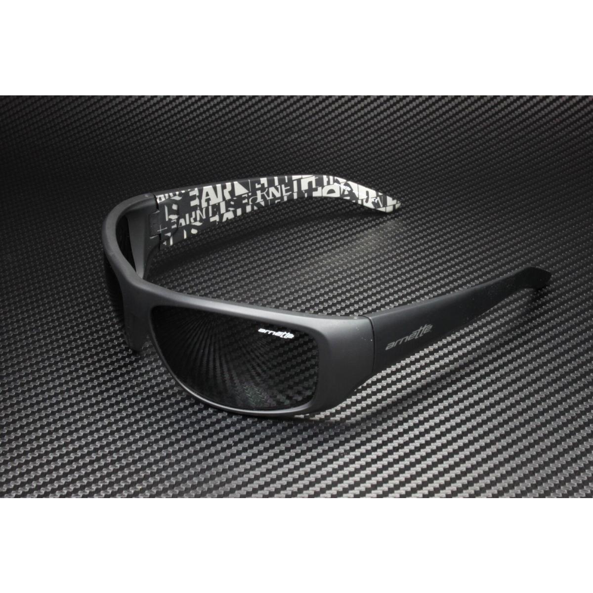 Arnette Hot Shot AN4182 219687 Fuzzy Black Gray 62 mm Men`s Sunglasses