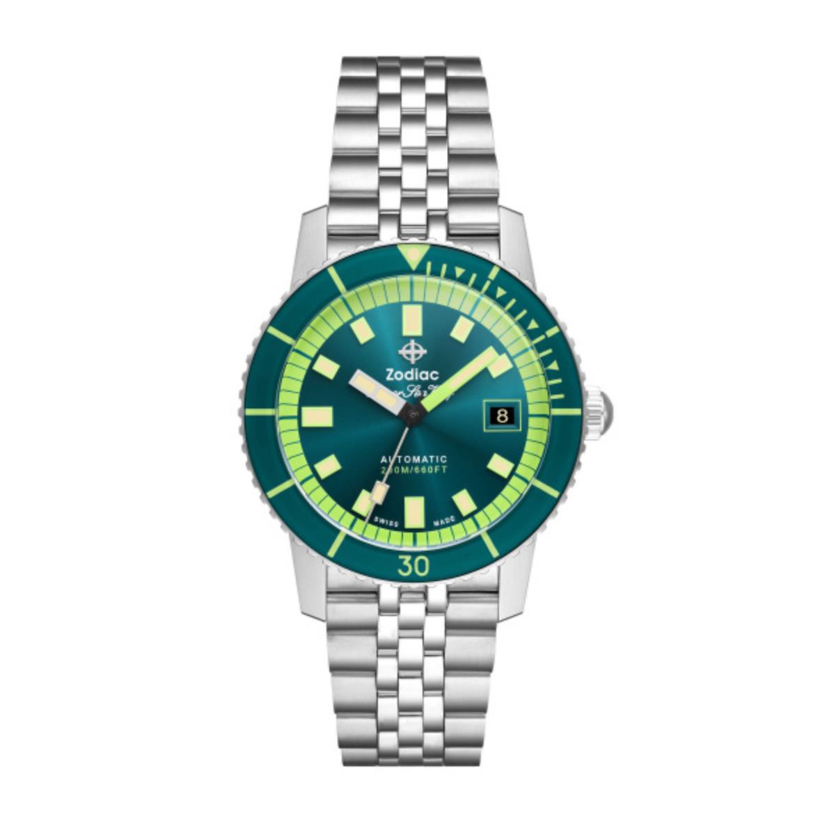 Zodiac ZO9310 Compression Diver II 40 mm Steel Automatic Men`s Watch