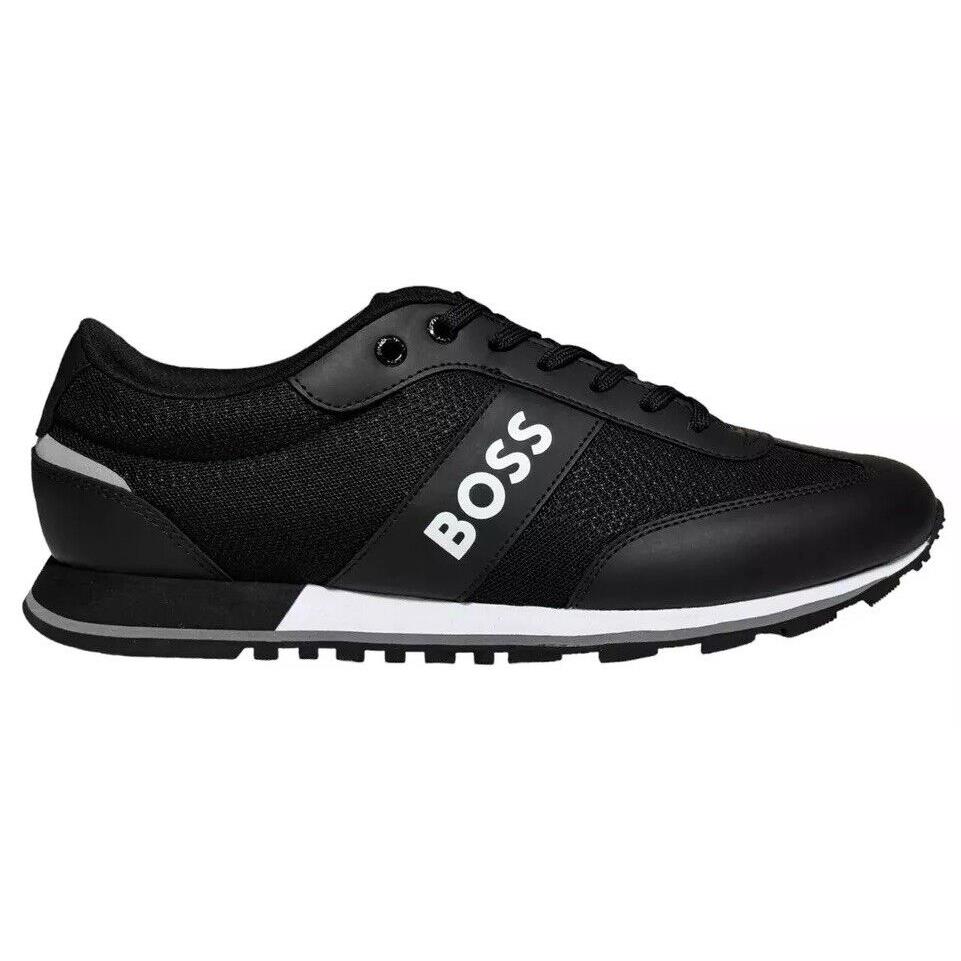 Hugo Boss Men`s Parkour Runn Memx Sneakers 7-13 Shoes Black