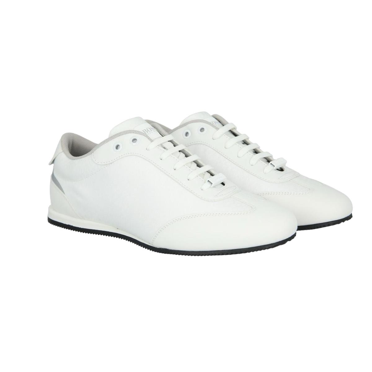 Hugo Boss Shoe White Mens Rusham Lowp Logo 50470891100