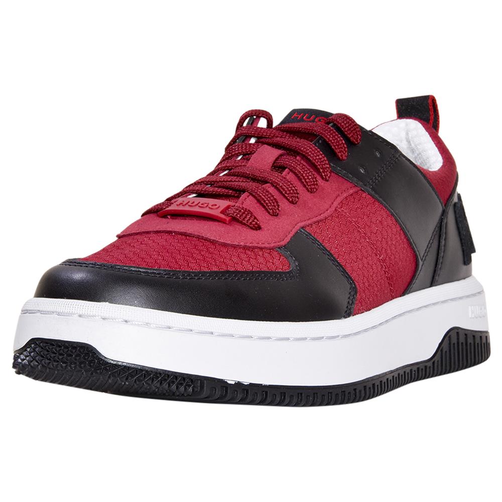 Hugo Boss Kilian_tenn_mxmt Men`s Sneakers Lace-up Shoes Open Red