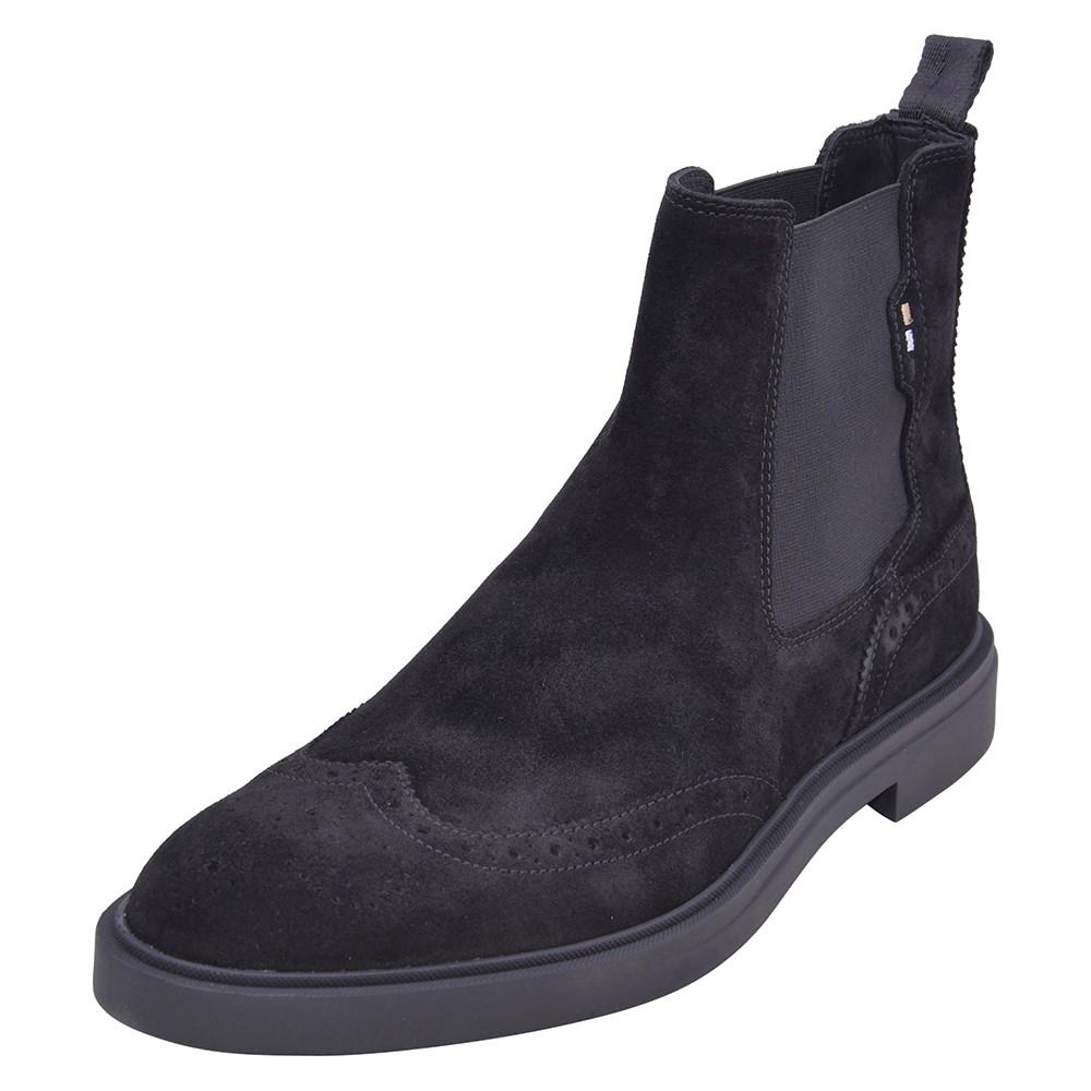 Hugo Boss Calev_cheb_brsd Men`s Chelsea Boots Shoes Black