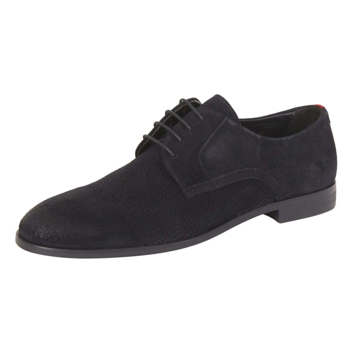 Hugo Boss Men`s Smart Dark Blue Oxfords Shoes