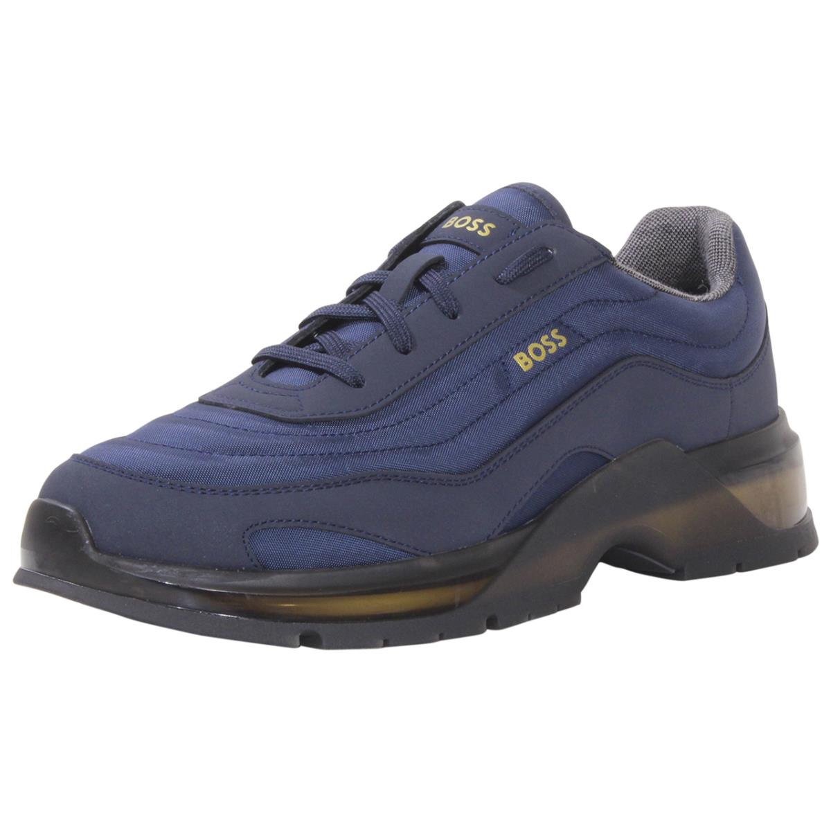 Hugo Boss Men`s Netroit Sneakers Low-top Shoes Dark Blue