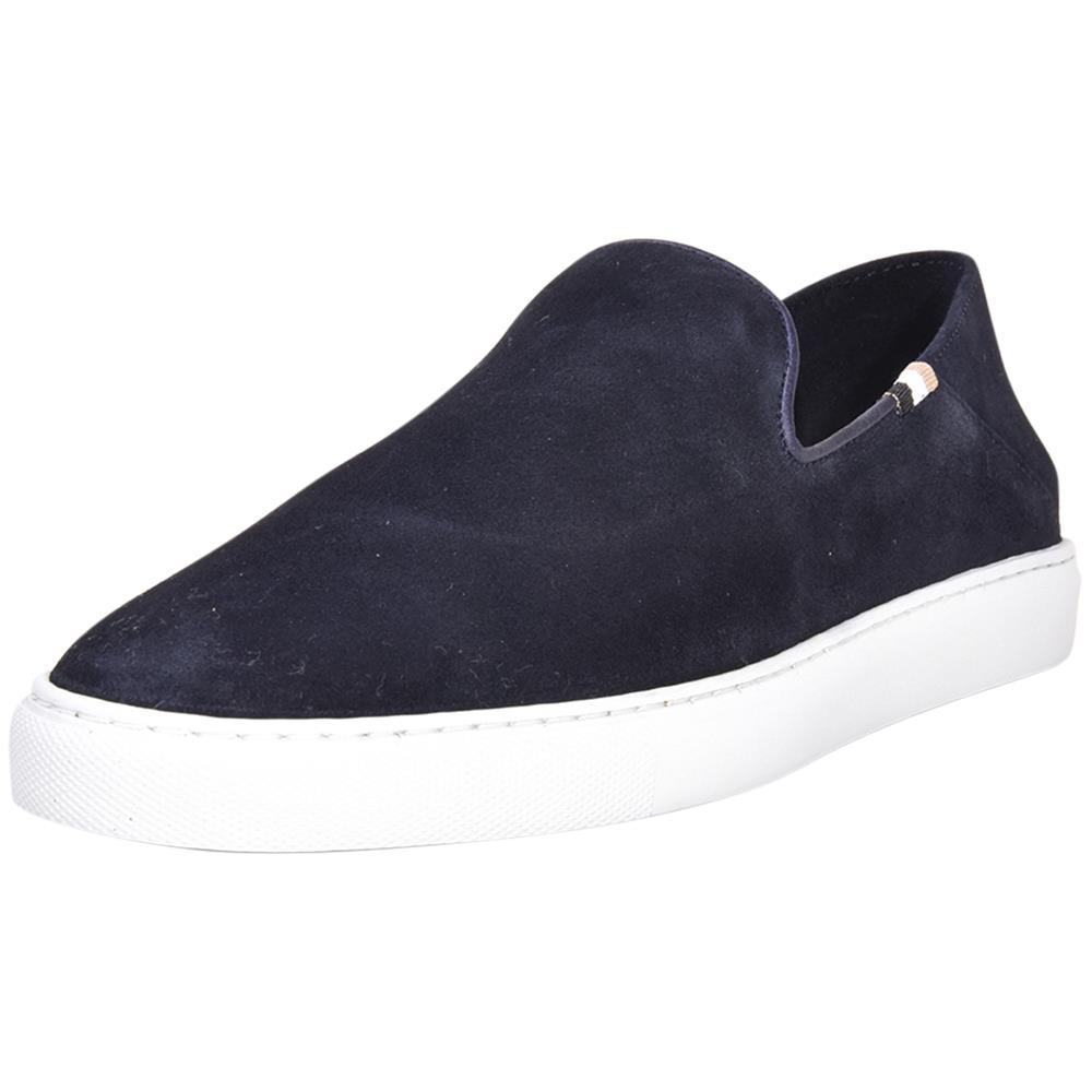 Hugo Boss Men`s Rey Sneakers Dark Blue Slip-on Shoes