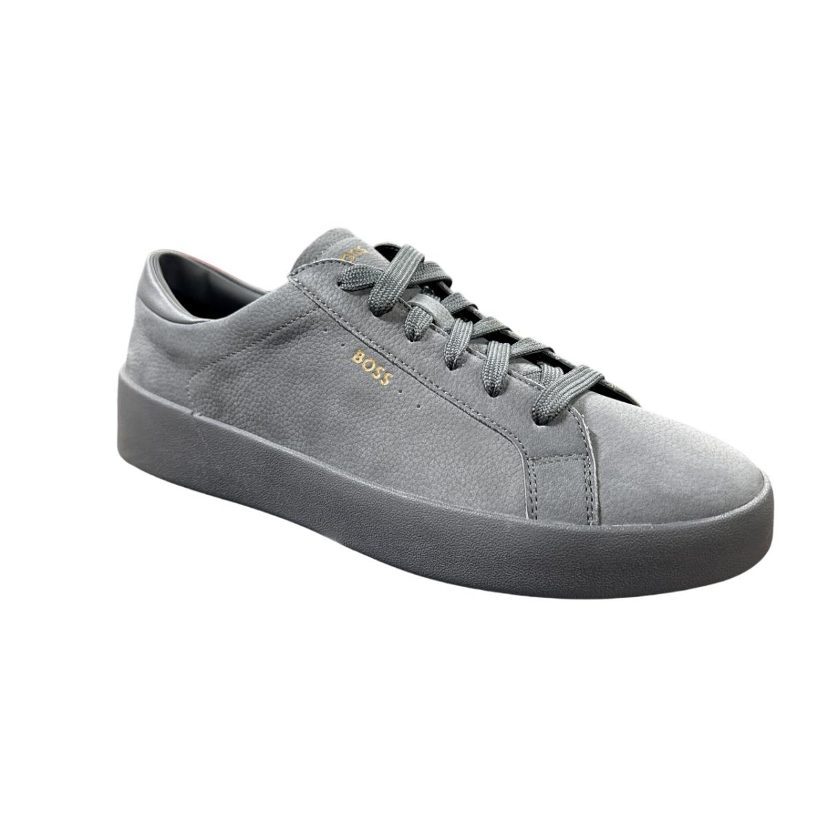 Hugo Boss Mens Grey Tennis Shoe Belwar Tenn TB 50529509021