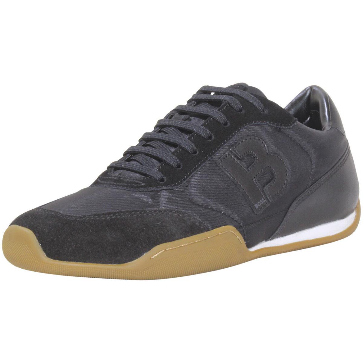 Hugo Boss Men`s Belward Sneakers Charcoal Trainer Low-top Shoes