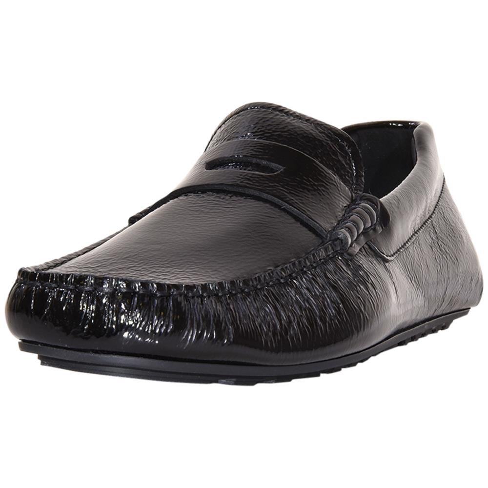 Hugo Boss Noel_mocc_np Men`s Loafer Leather Shoes Black