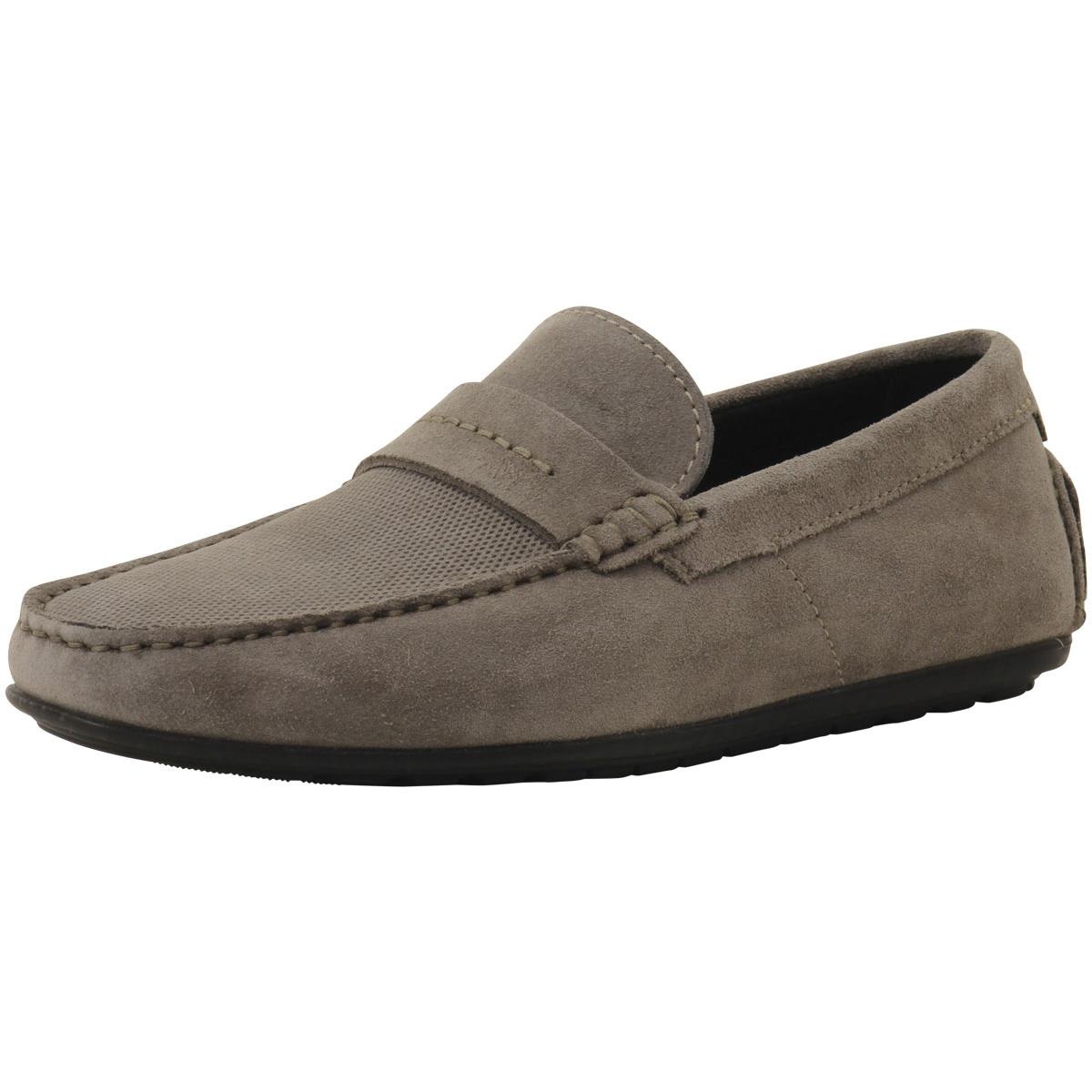 Hugo Boss Men`s Dandy Suede Driving Loafers Shoes