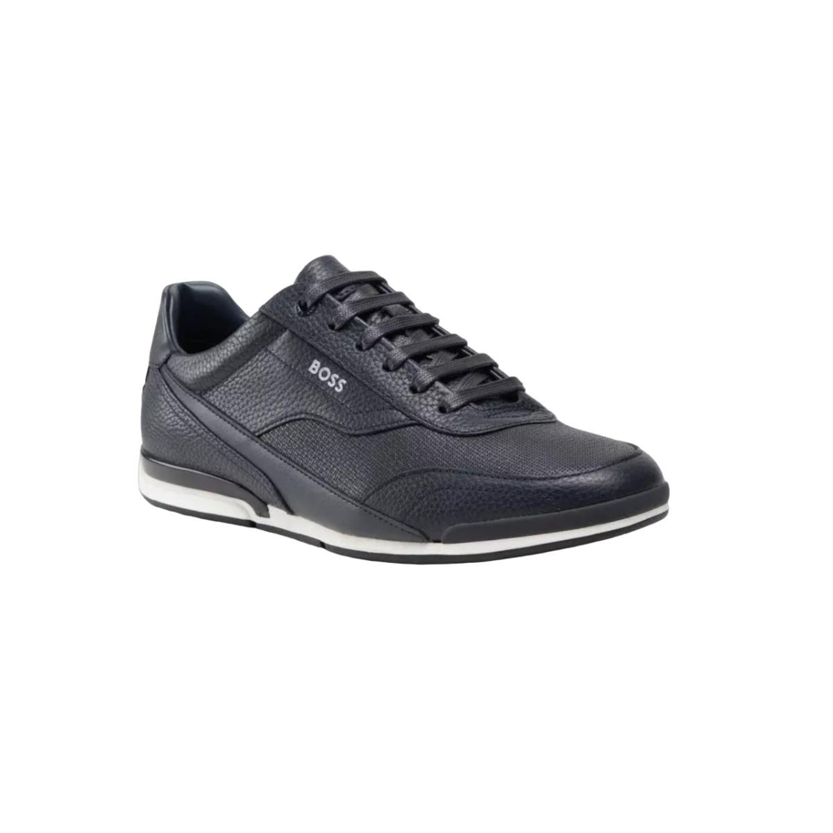 Hugo Boss Navy Blue Mens Shoe Saturn Lowp TBPF2 50470378401