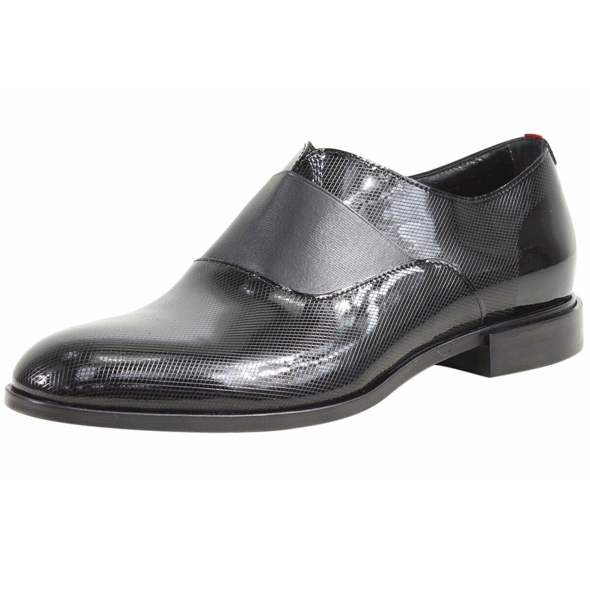 Hugo Boss Men`s Grafity Patent Leather Loafers Shoes