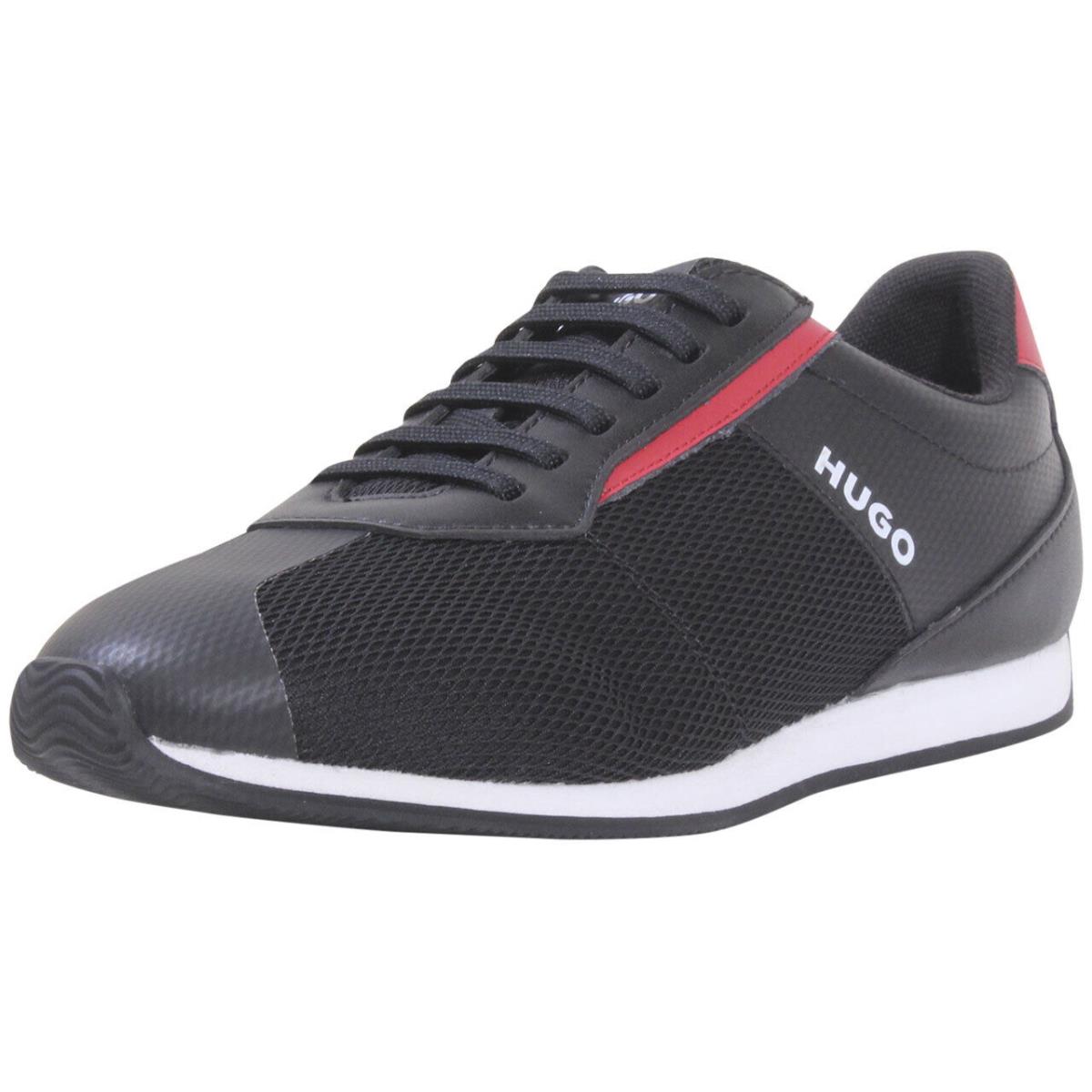 Hugo Boss Men`s Cyden Sneakers Black Mesh Low-top Shoes