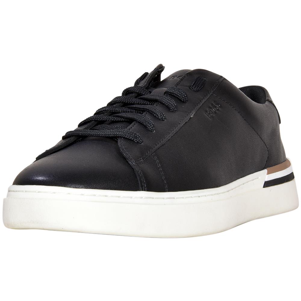 Hugo Boss Clint_tenn_ltt Men`s Sneakers Lace-up Shoes Black