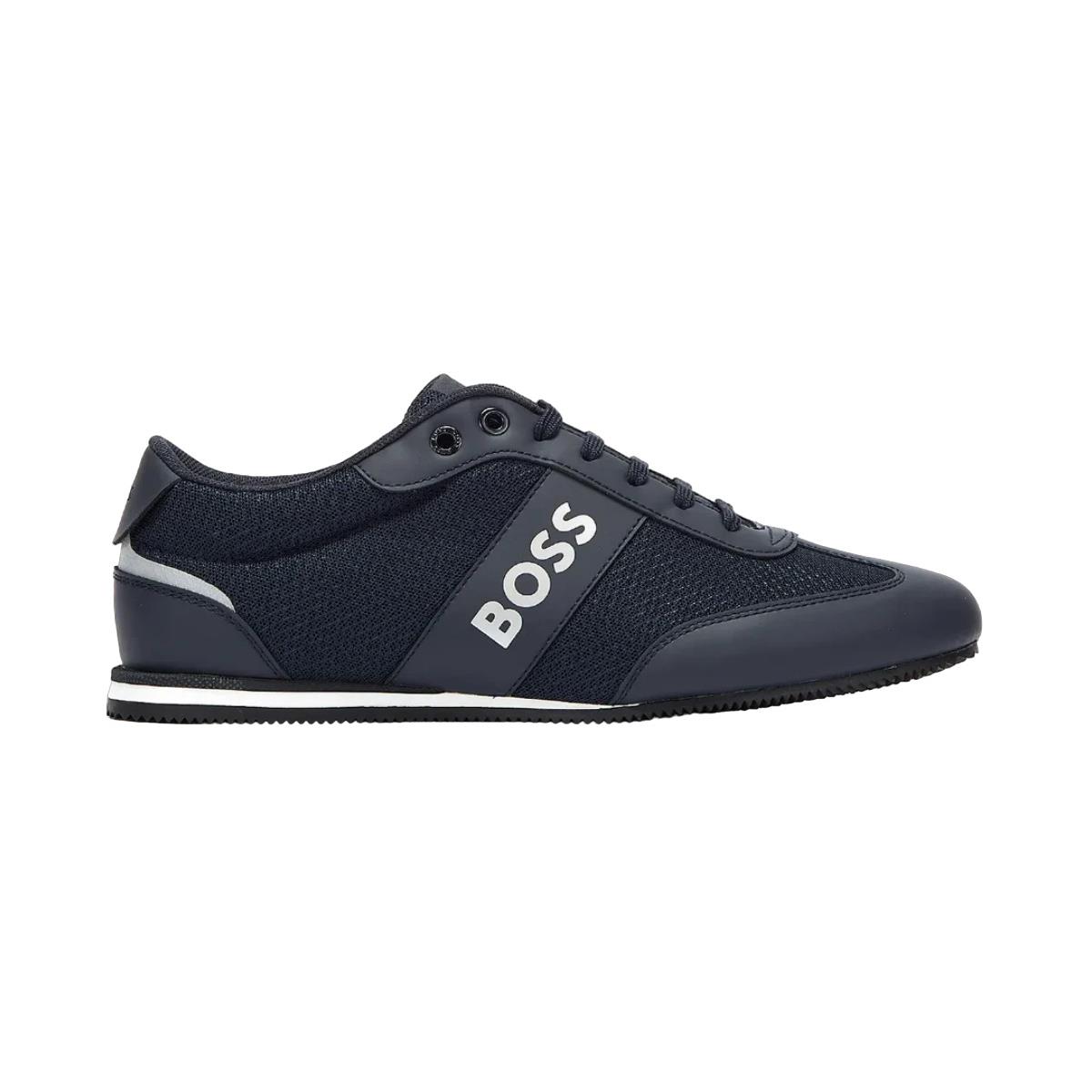 Hugo Boss Navy Blue Mens Shoe Rusham Lowp Mxme 50470180401