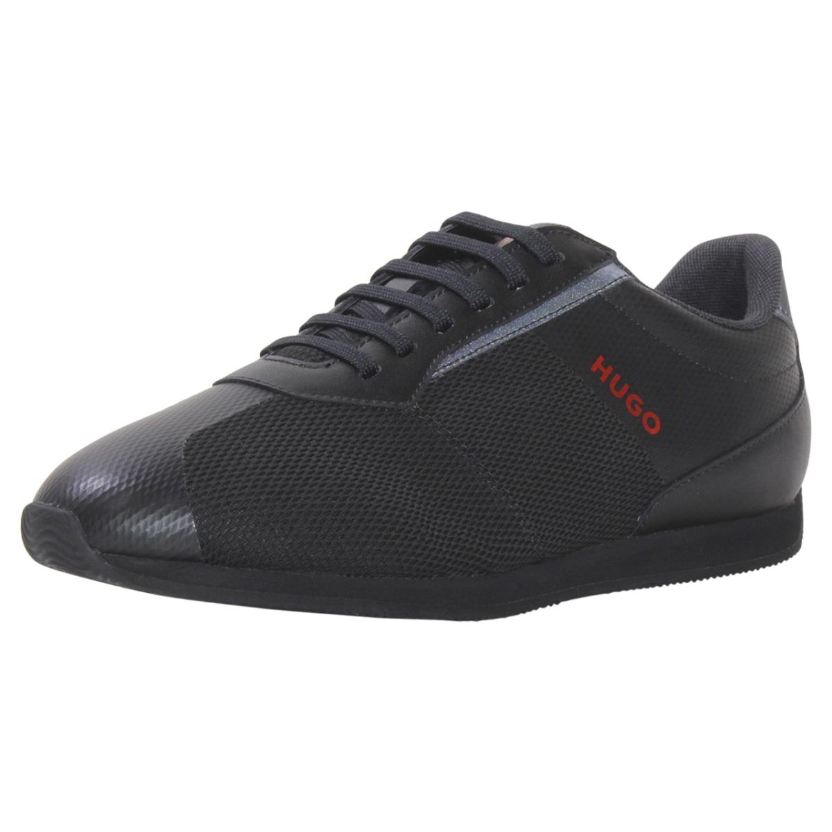 Hugo Boss Men`s Cyden Sneakers Mesh Shoes Low-top Black