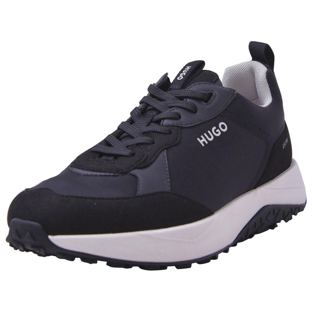 Hugo Boss Kane_runn_mfny_n Men`s Sneakers Lace-up Shoes Black