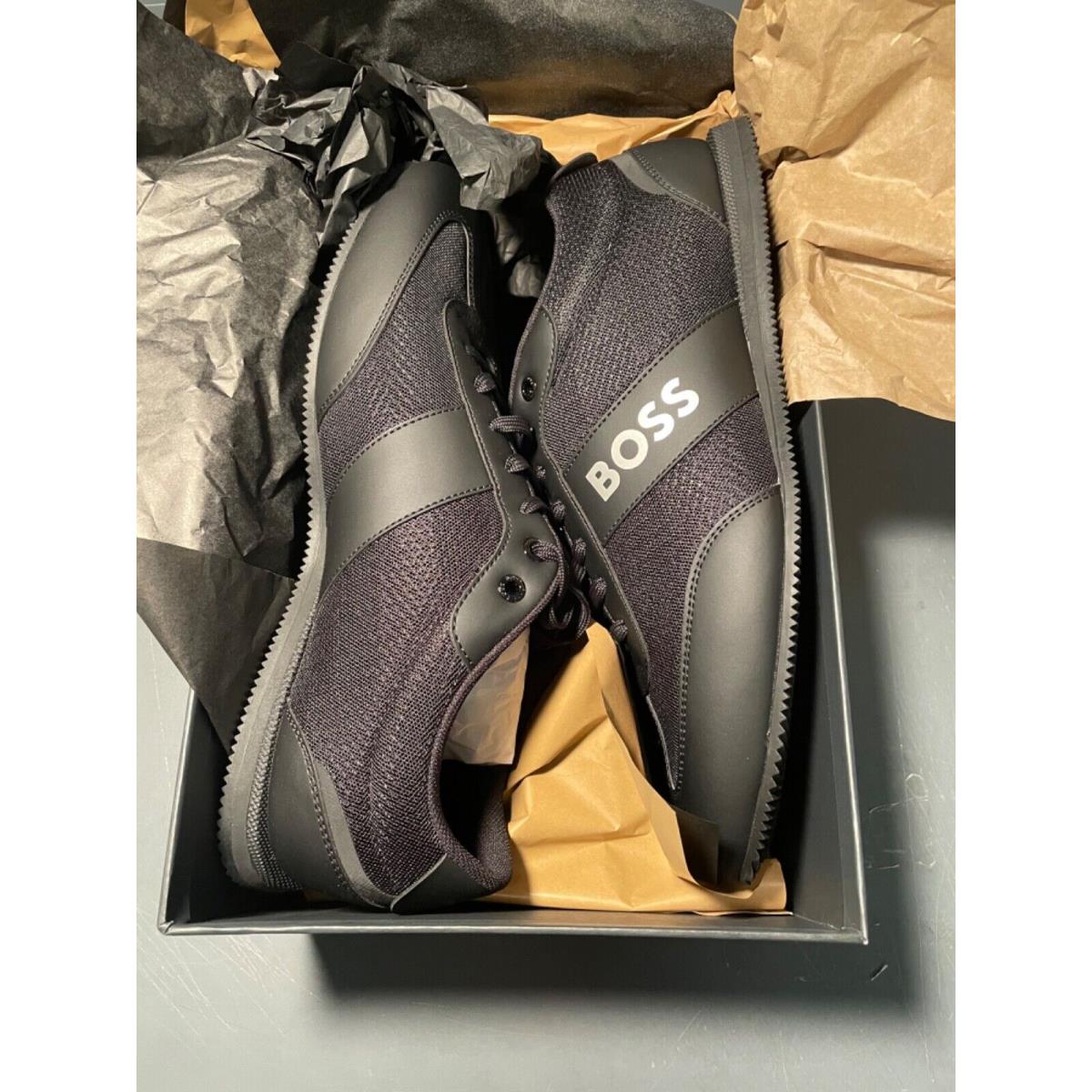 Hugo Boss Shoes Rusham_lowp_mxme Black 50470180-001 Size 9