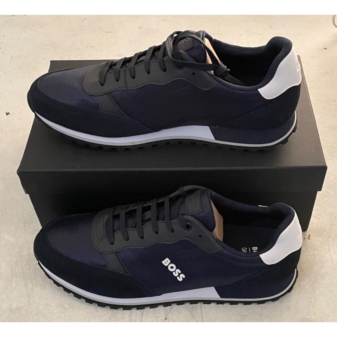 Hugo Boss Parkour-l_runn_nymx Dark Blue Running Sneakers Shoes Sz 7