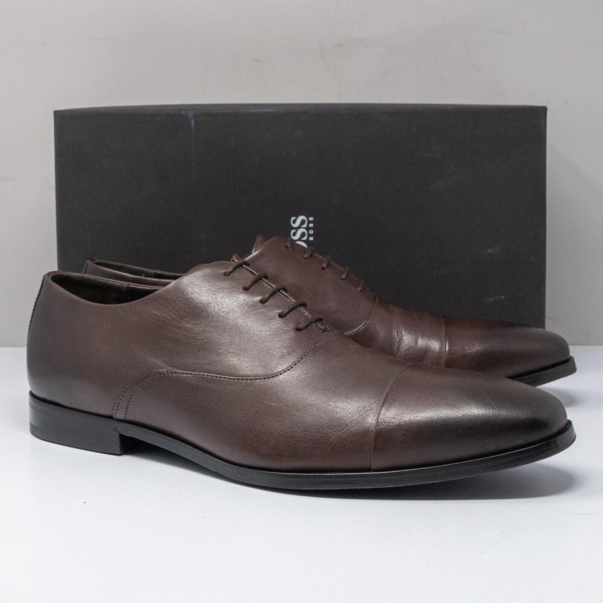 Hugo Boss Highline Dark Brown Oxfords Size 11 UK 12 US