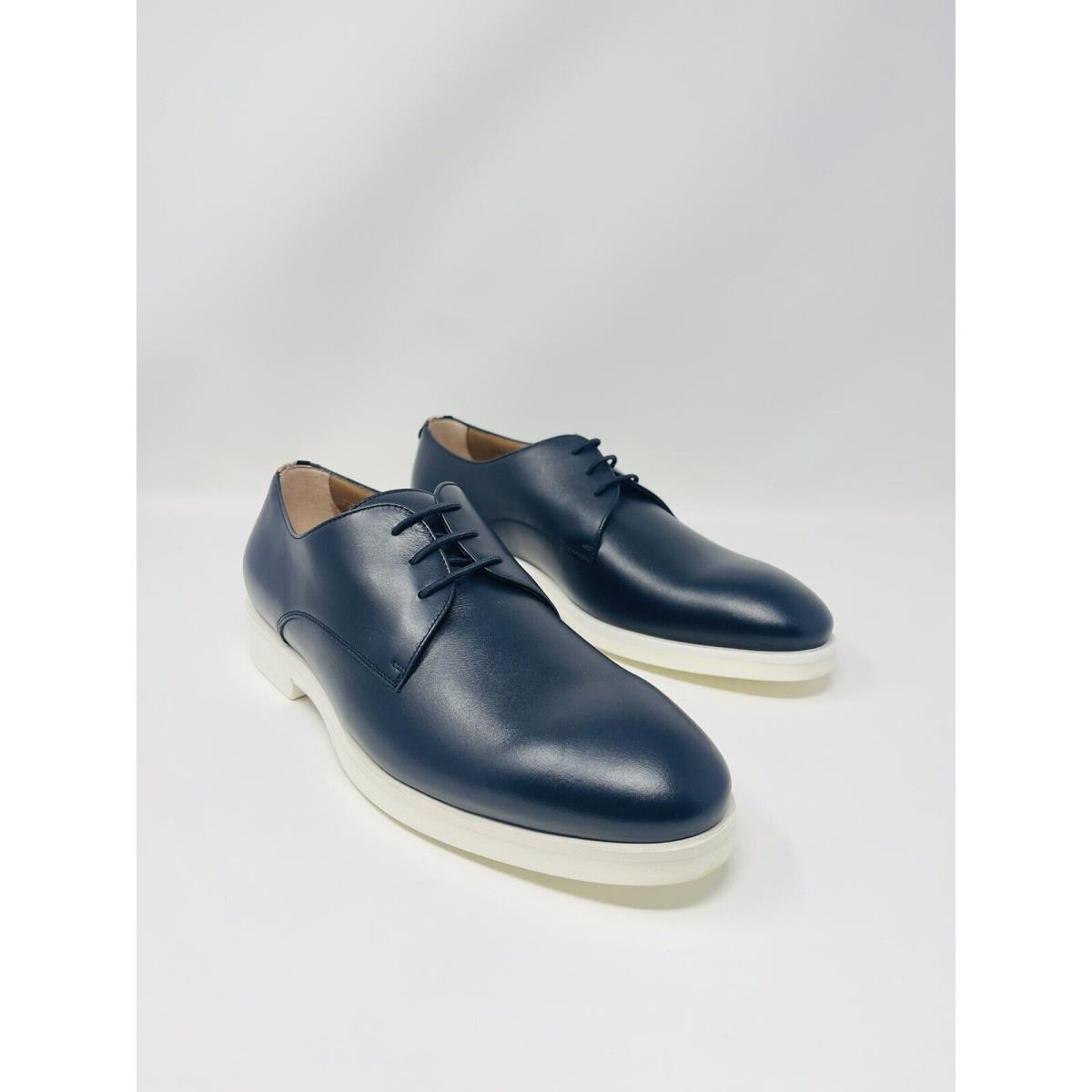 Boss Men`s Jerrard Derby Leather Shoe Dark Blue 7 US / 6 UK