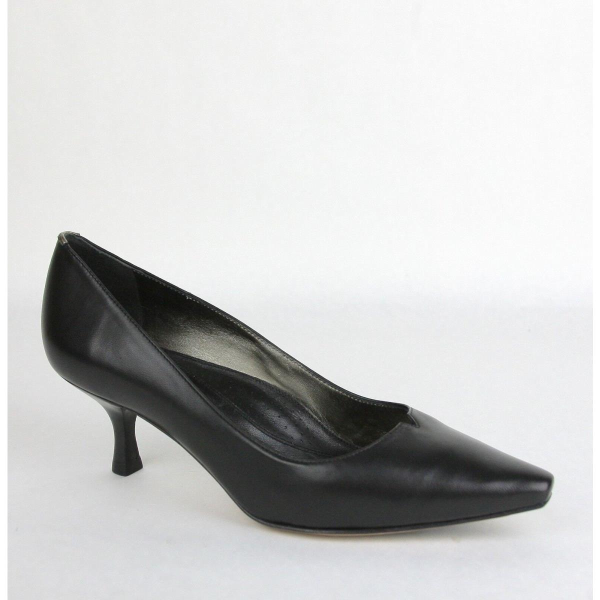 Hugo Boss Black Leather Pointed Toe Heel 39 / US 9 50114952 00100