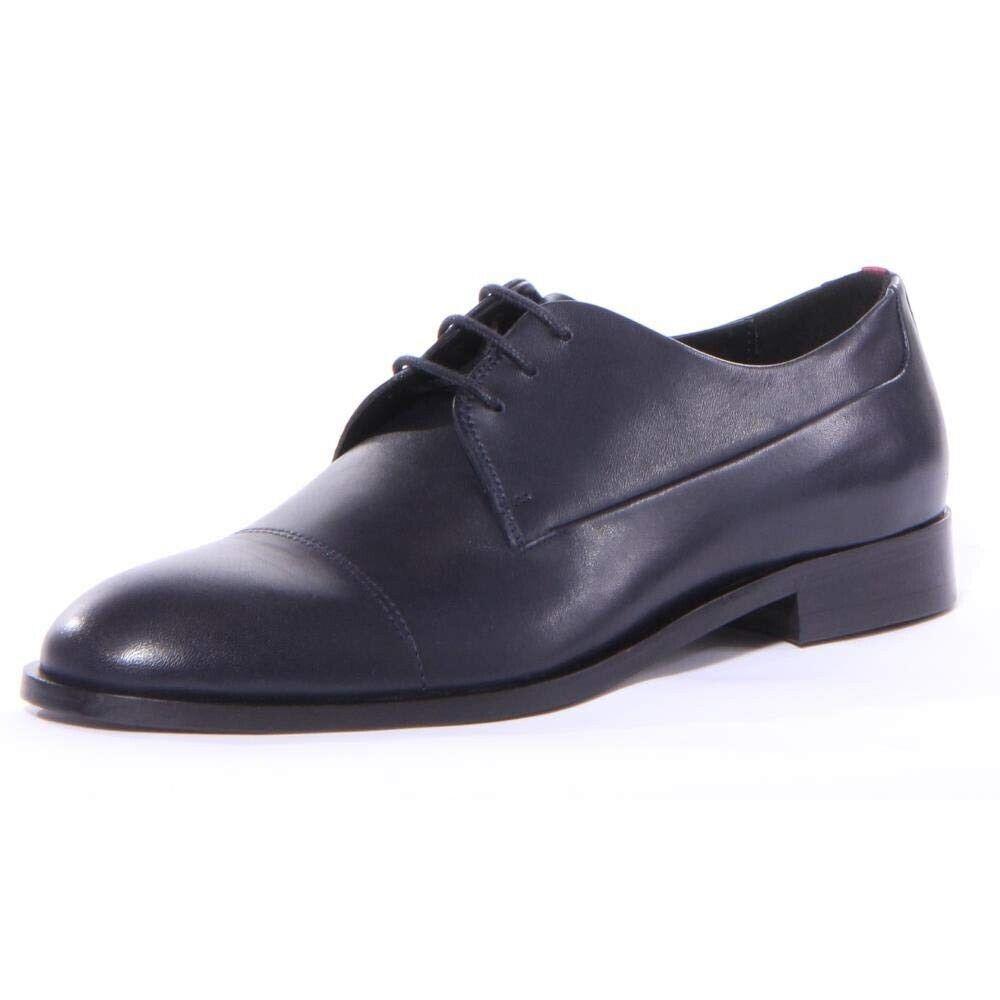 Hugo Boss Smart_derb_itct Dress Shoes Men Dark Blue Size 13