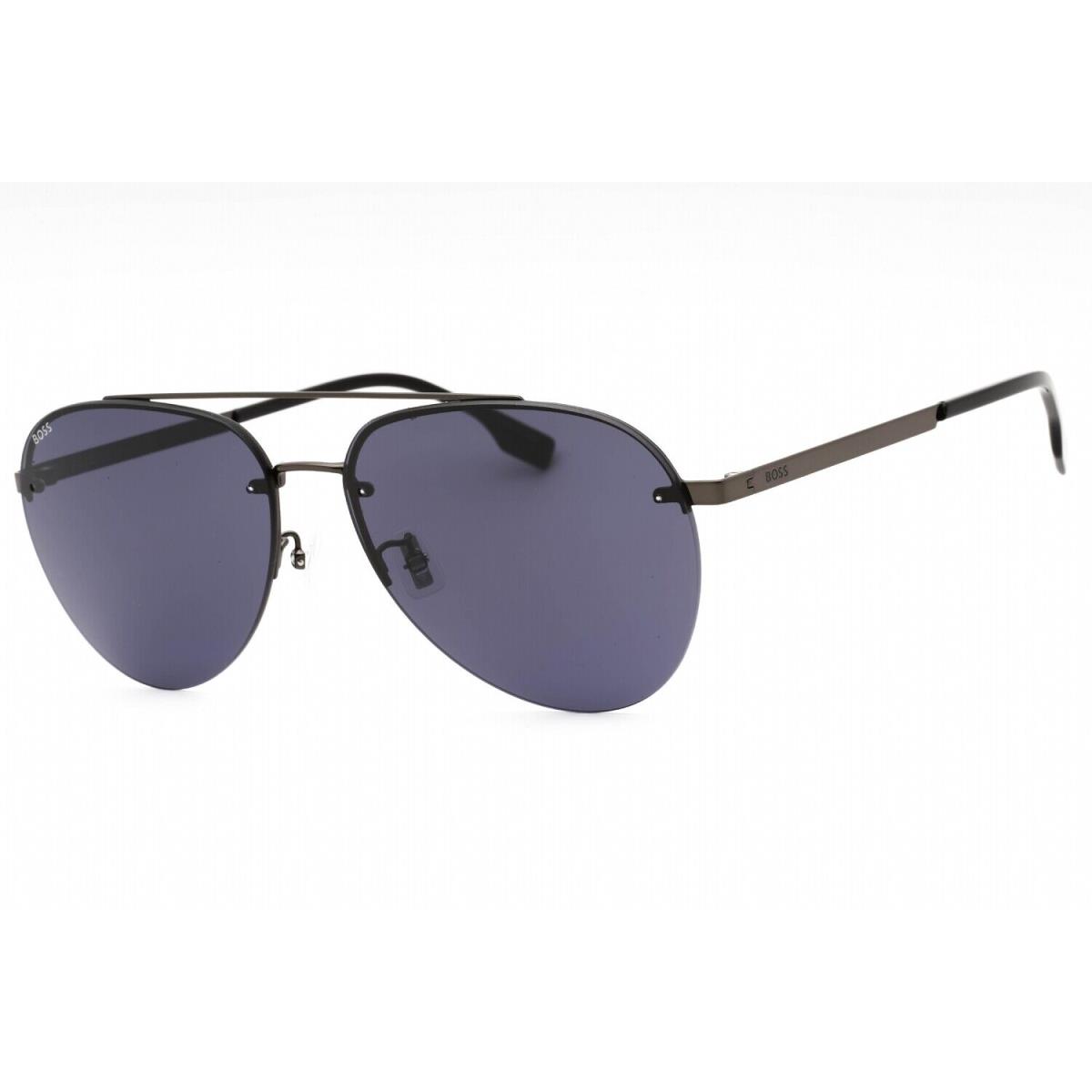 Hugo Boss Boss 1537/F/SK-0V81 IR DK Ruthenium Black Sunglasses