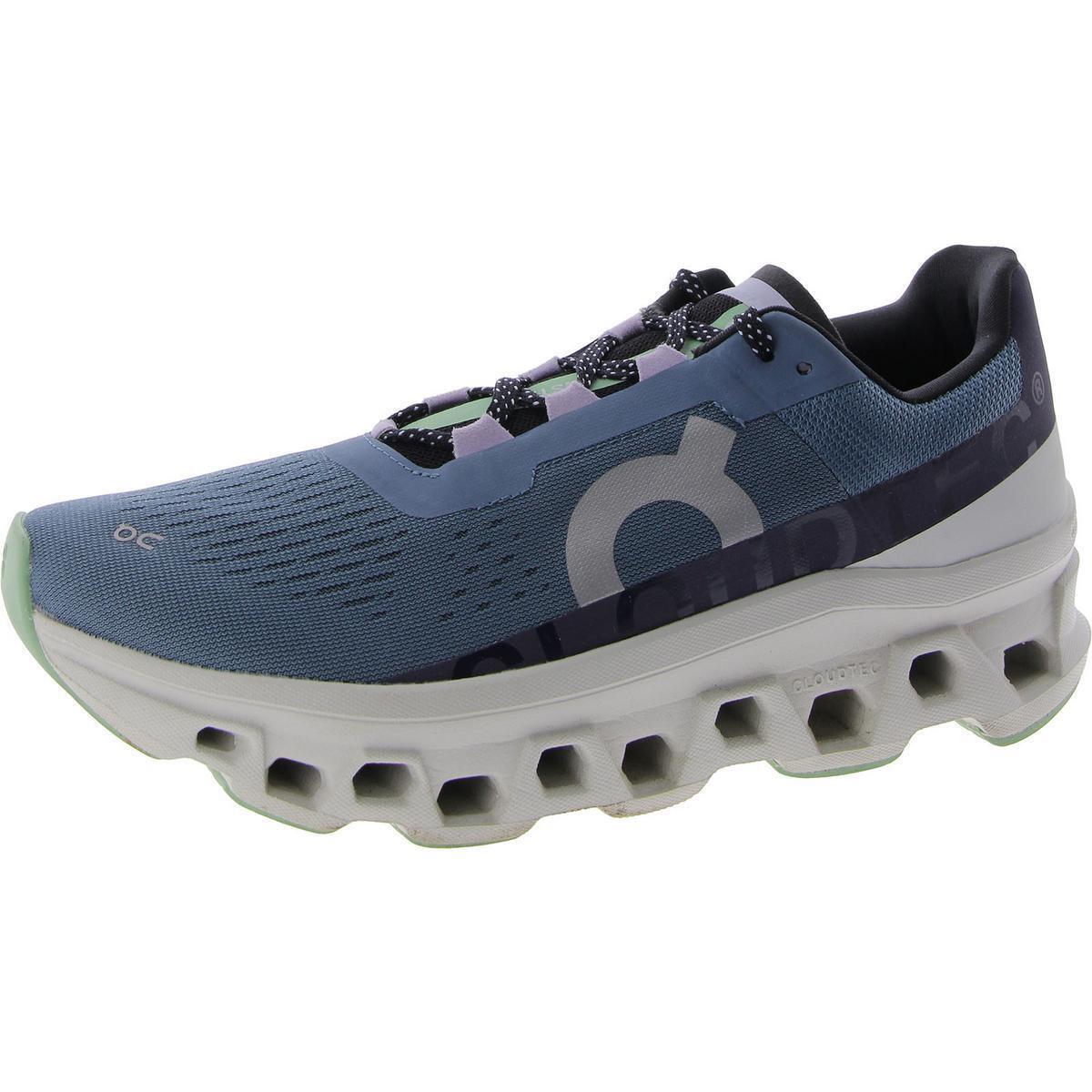 On Running Mens Cloudmonster Blue Running Training Shoes 8.5 Medium B M 1767