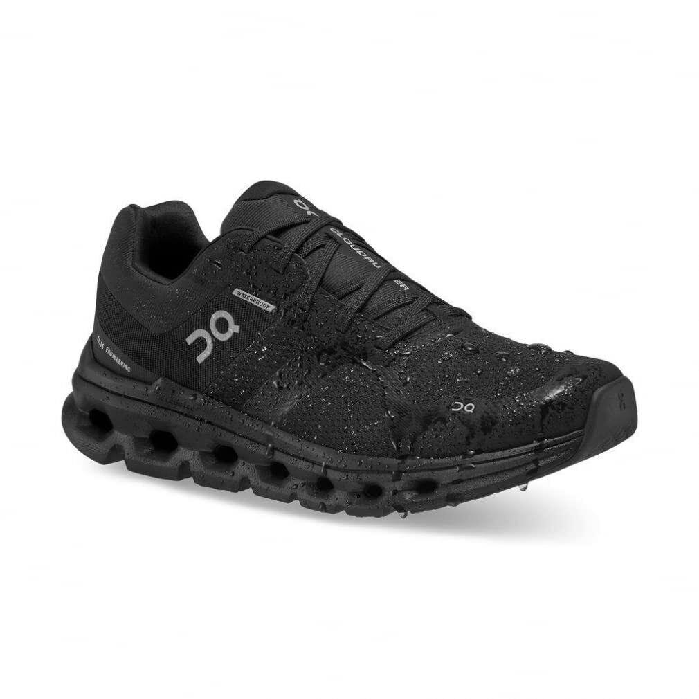 ON Running Women`s Cloudrunner Waterproof Shoes Black Us_footwear_size_system