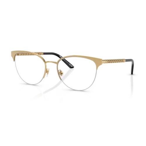 Versace 0VE1297 1002 Gold 53mm Cat-eye Women`s Eyeglasses