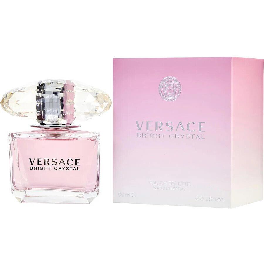 Versace Bright Crystal Eau De Toilette Spray 3 oz For Women