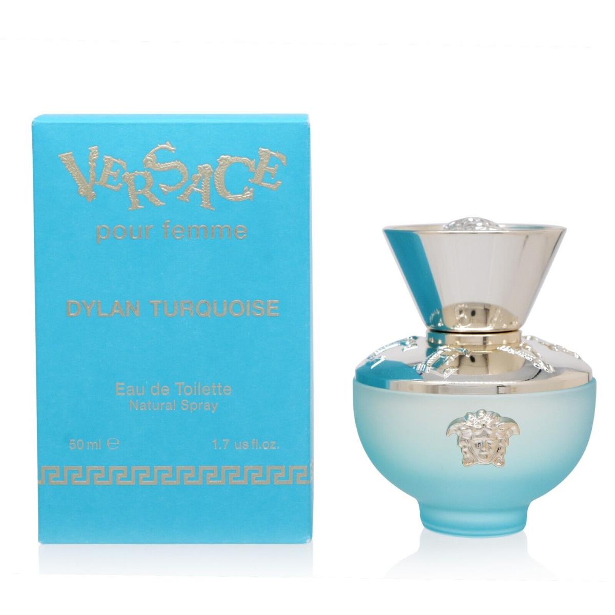 Dylan Blue Turquoise Versace Edt Spray 1.7 OZ Women