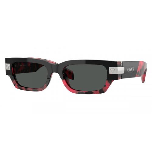 Versace Man 53mm Top Black Red Havana Sunglasses VE4465-545787-53