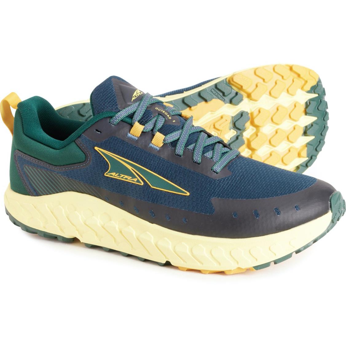 Altra Men`s Outroad 2 Running Shoes - Blue/yellow