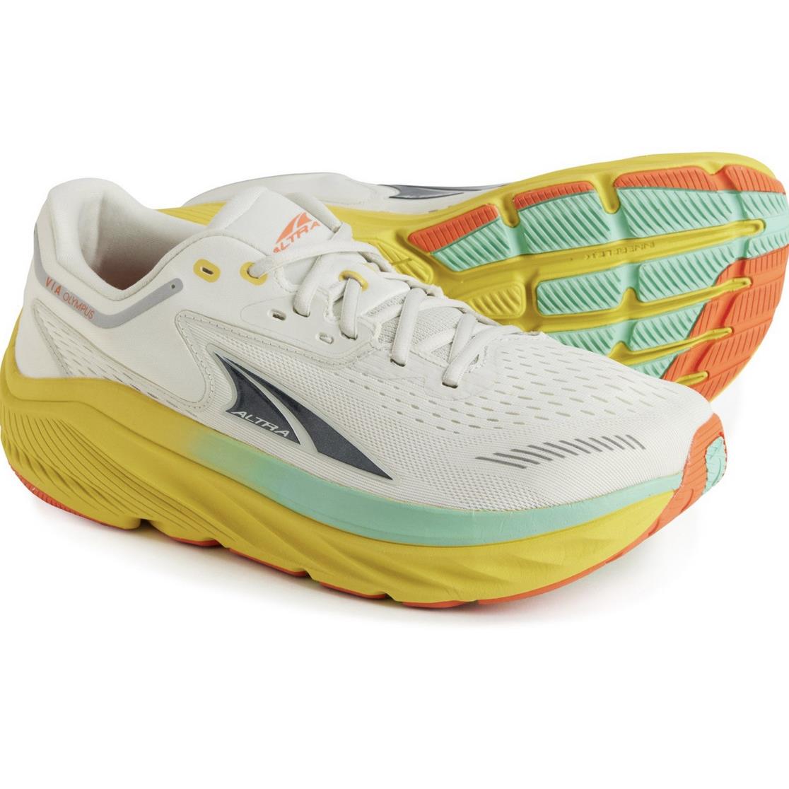 Altra Men`s Via Olympus Running Shoes - Gray/yellow