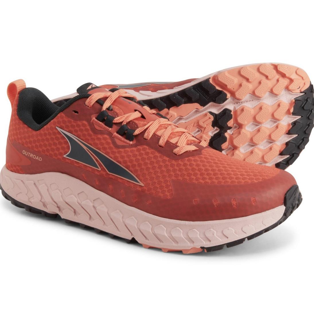 Altra Women`s Outroad Running Shoes - Red/orange