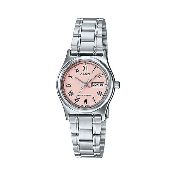 LTP-V006D-4B Pink Casio Ladies Women Watches Steel Band Brand-new