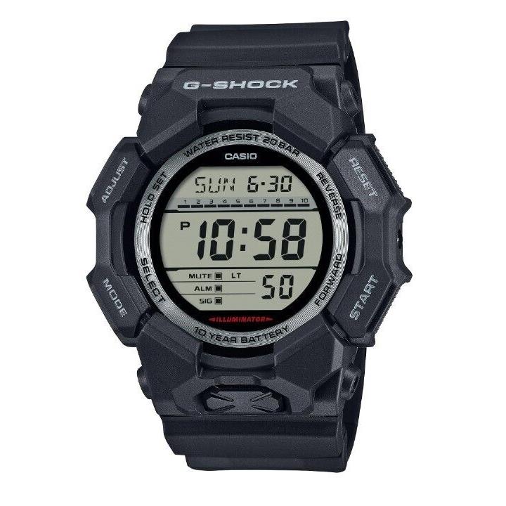 Casio G-shock Digital Large Case Black Quartz Watch GD010-1CR