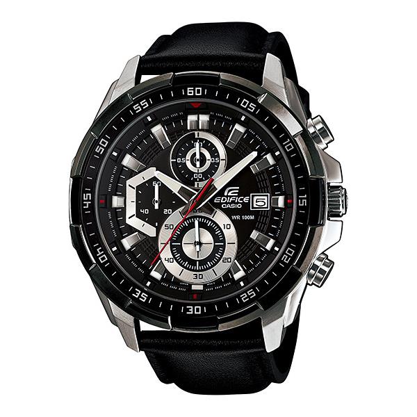 Casio Edifice Date Display Black Stainless Steel Black Bezel EFR-539L-1A